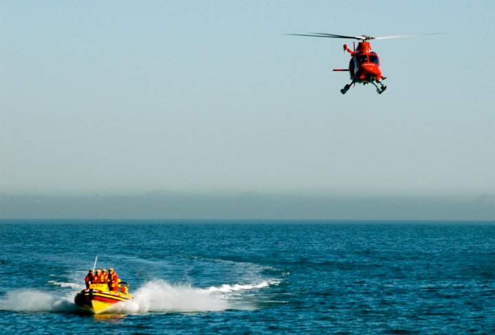 Helicopter searching for the 10 year-old boy