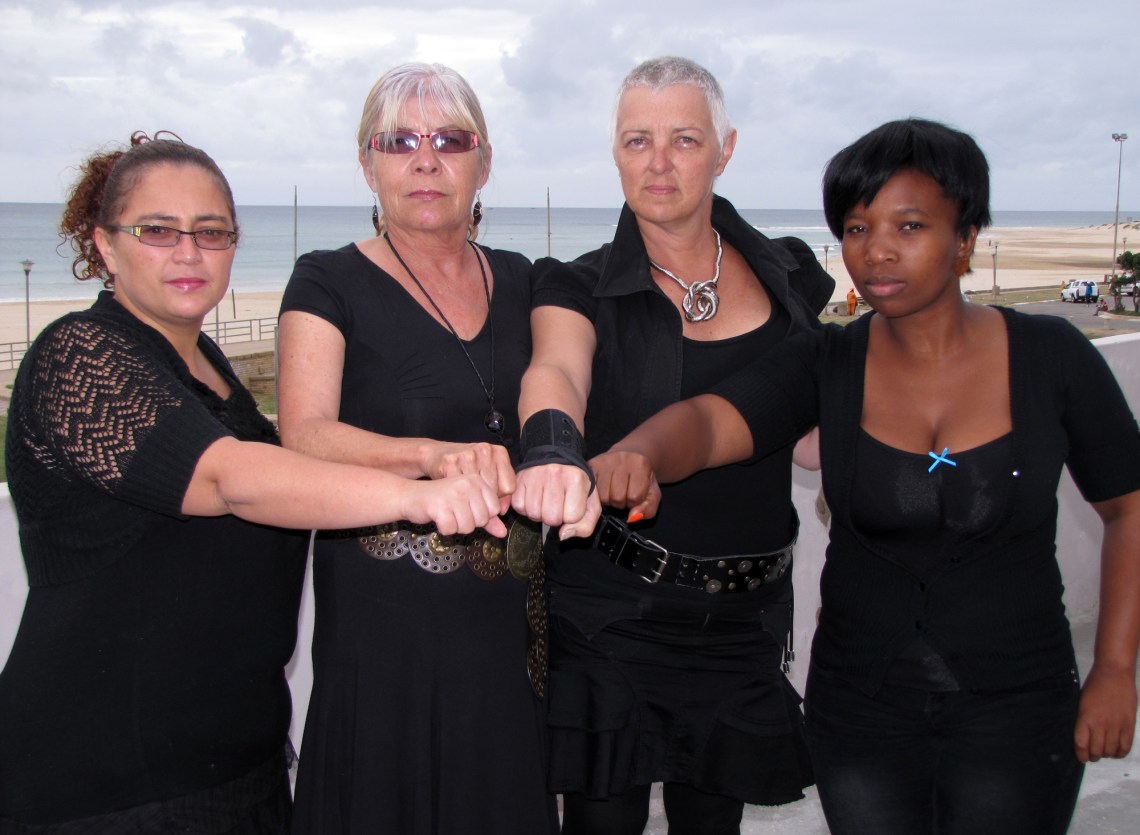 Melissa Harmse, Carina Strydom, Cassandra Camons and Khalipha Nelanin were among the many Kouga municipal staffers who supported the campaign.