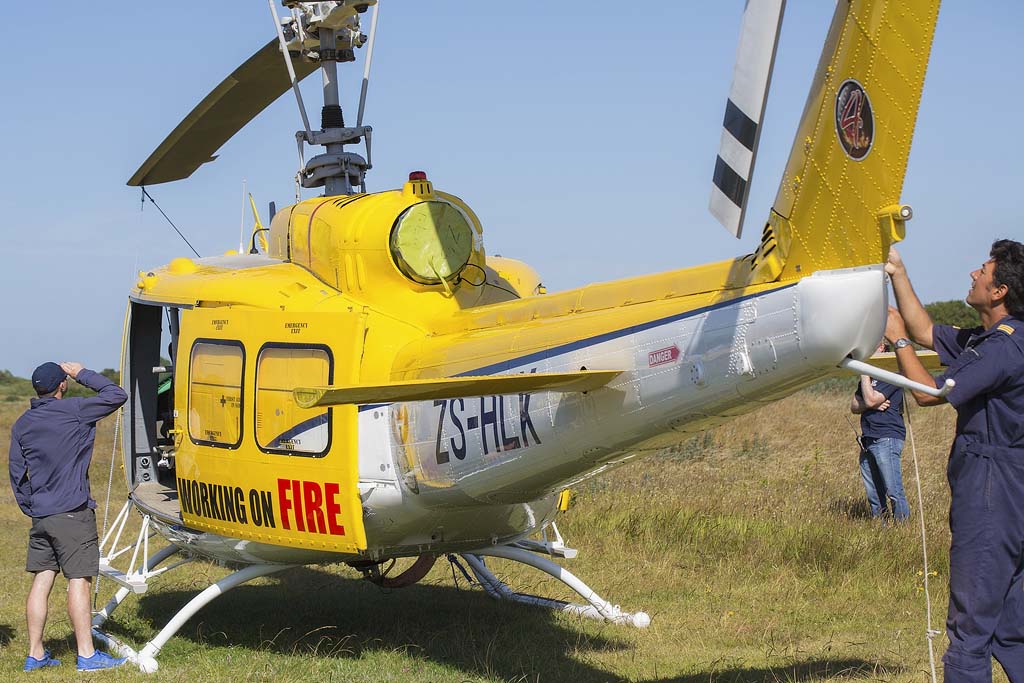 small plane at airfield