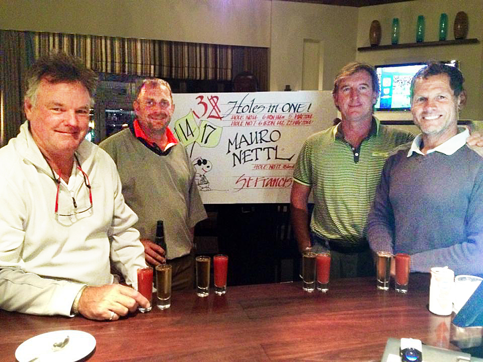 There's now a new drink the new drink for TWO aces in one round called Mauro's Tequila N!