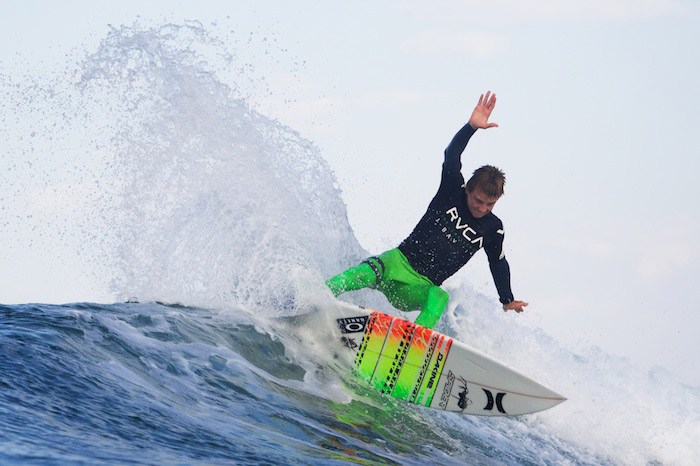 Matt McGillivray surfed a great event at the RVCA Junior Challenge © Richard Johnson 