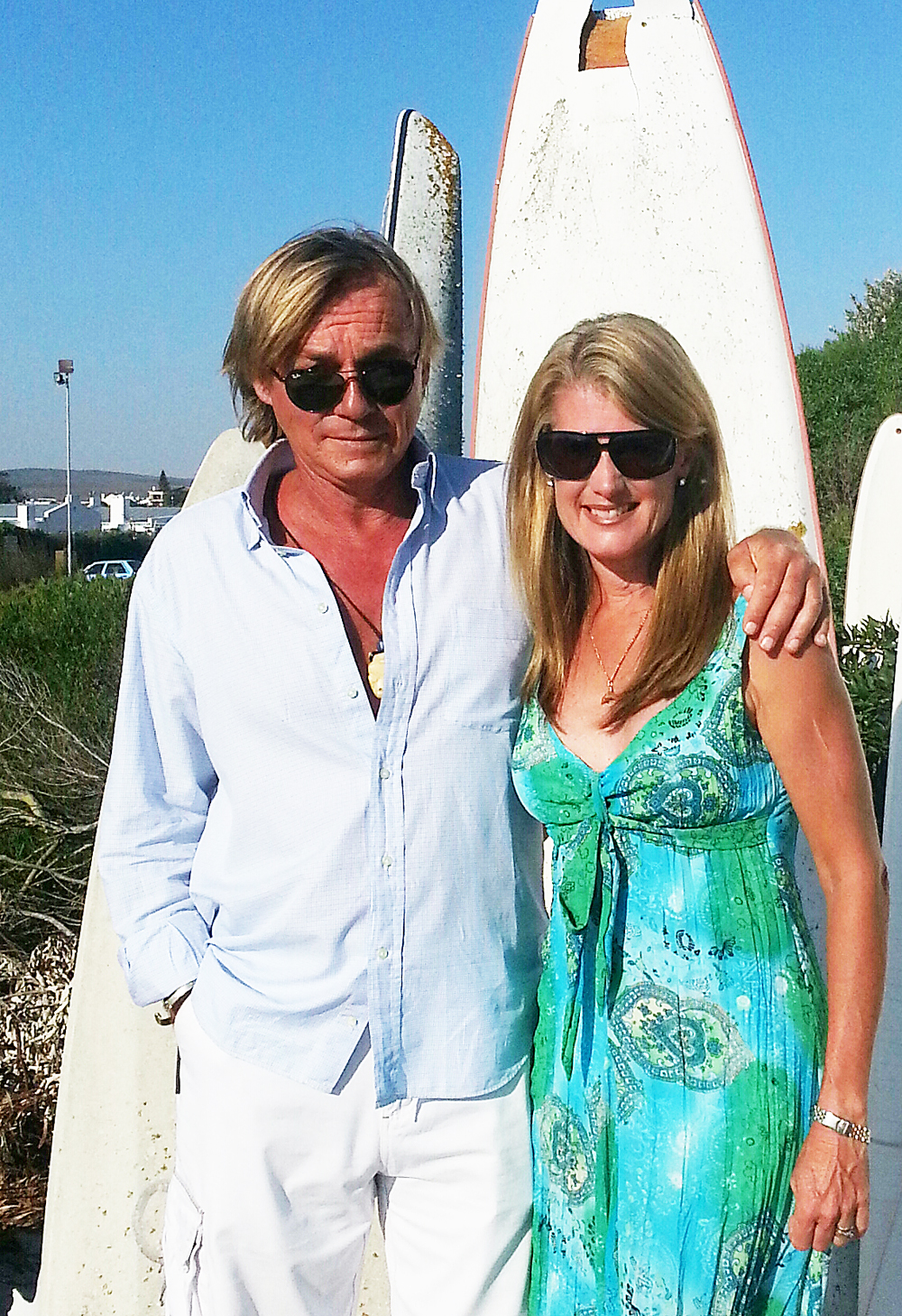 Tess & Ryzard , proud owners of Sandals Guest House that won the TripAdvisor® Certificate of Excellence award for the third time in a row