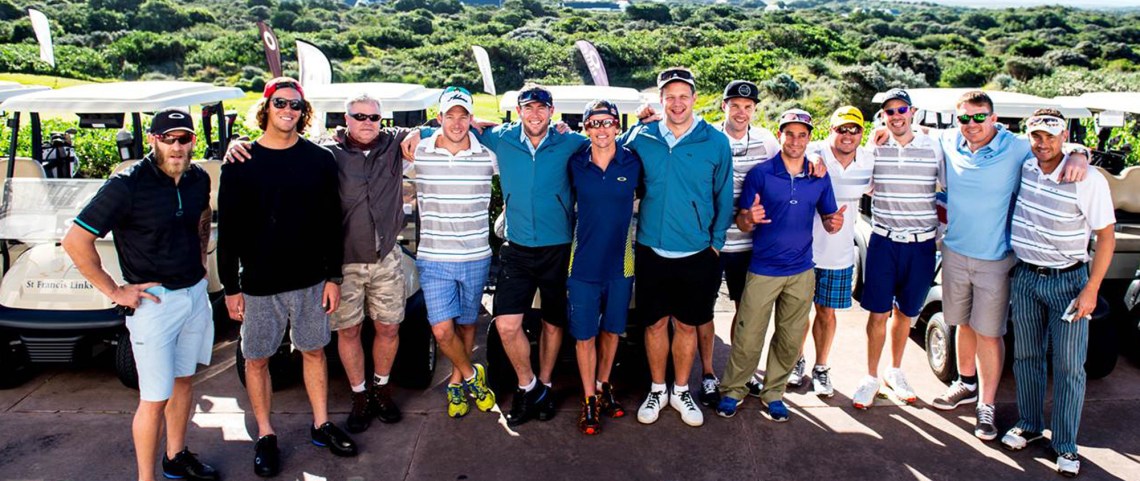 Celebrities at the Links for the Oakley X-Over Challenge