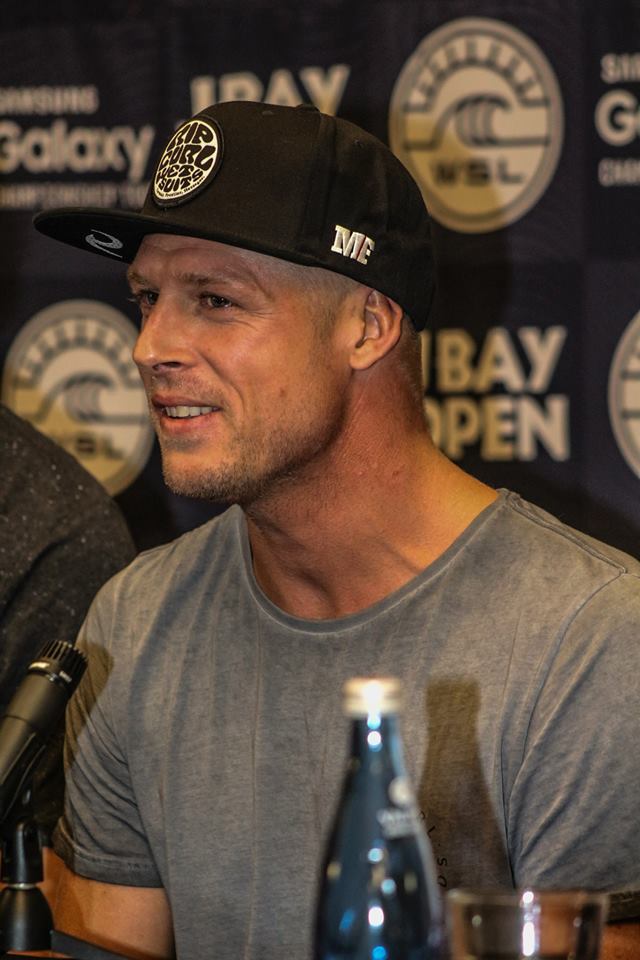 Mick Fanning at the opening function of the JBay Open. . Photo: Christopher Scott