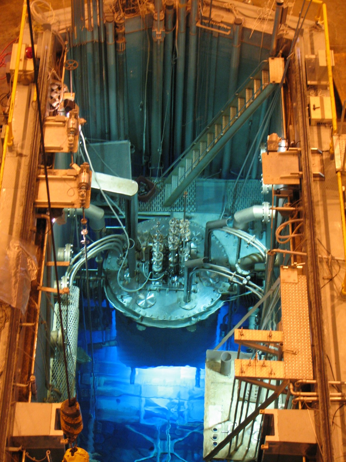 Photo of the SafariI Reactor at Pelindaba outside Pretoria. Photo supplied by Nuclear Africa